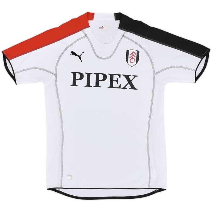 2005-06 Fulham Home Shirt Malbranque #4 - 8/10 - (L)