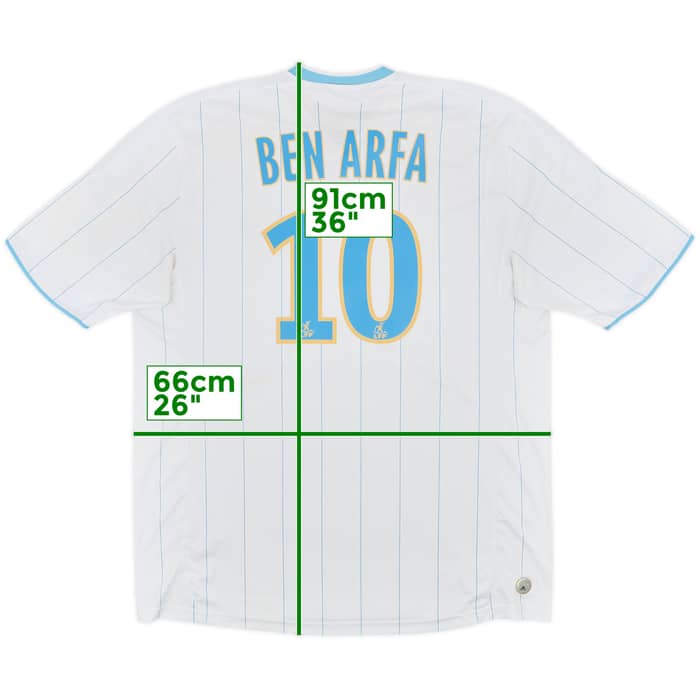 2009-10 Olympique Marseille Home Shirt Ben Arfa #10 - 8/10 - (XXL)