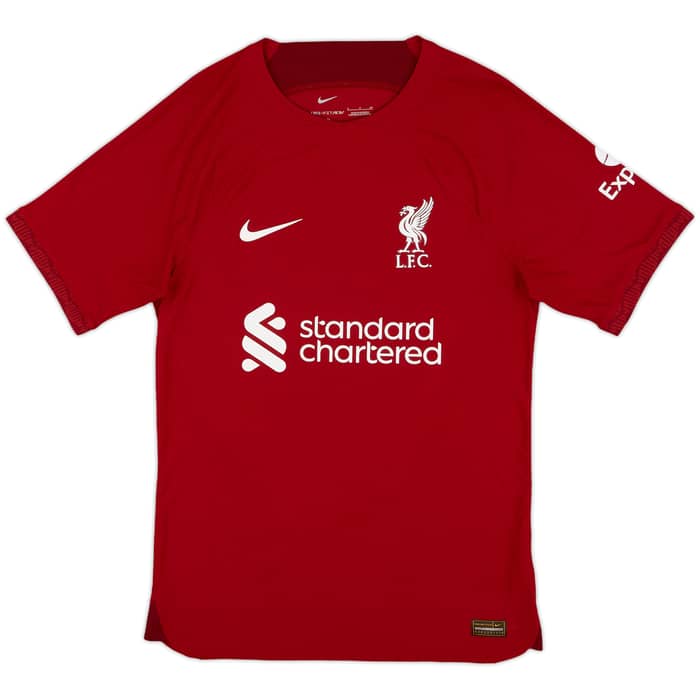 2022-23 Liverpool Authentic Home Shirt M.Salah #11 - 9/10 - (S)