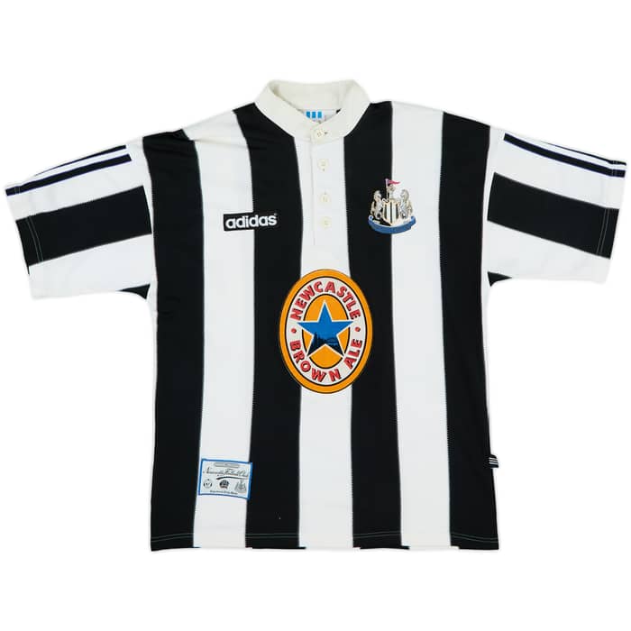 1995-97 Newcastle Home Shirt Shearer #9 - 8/10 - (S)
