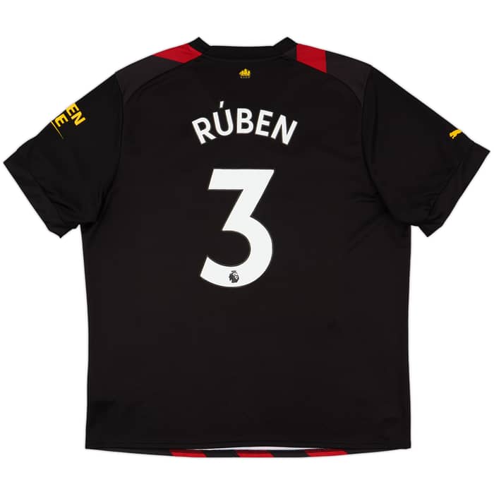 2022-23 Manchester City Away Shirt Ruben #3 - 8/10 - (XXL)