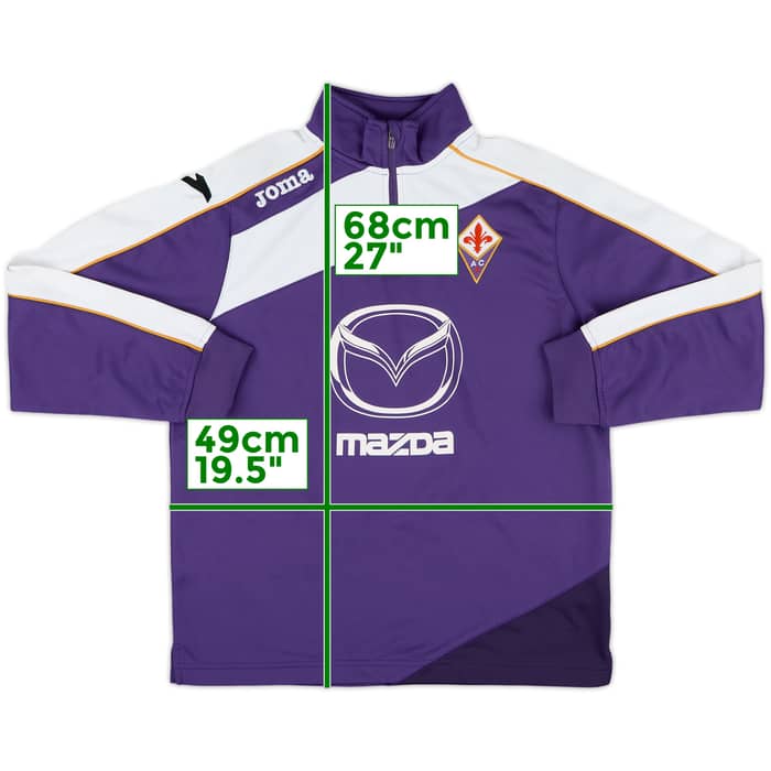 2012-13 Fiorentina Joma 1/4 Zip Drill Top - 8/10 - (L.Boys)