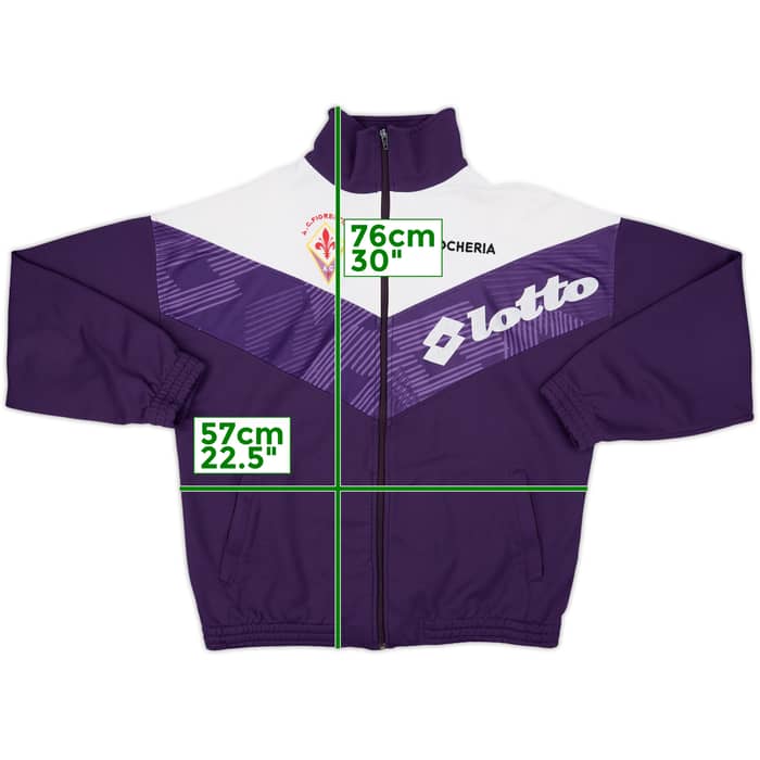 1991-92 Fiorentina Lotto Track Jacket - 8/10 - (XL)