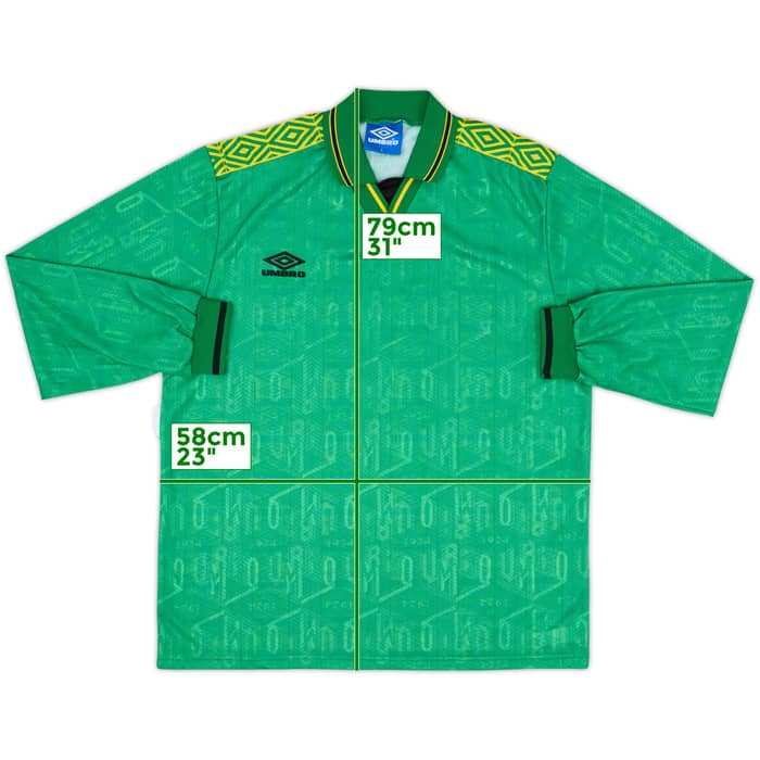 1990s Umbro Template L/S Shirt - 9/10 - (L)