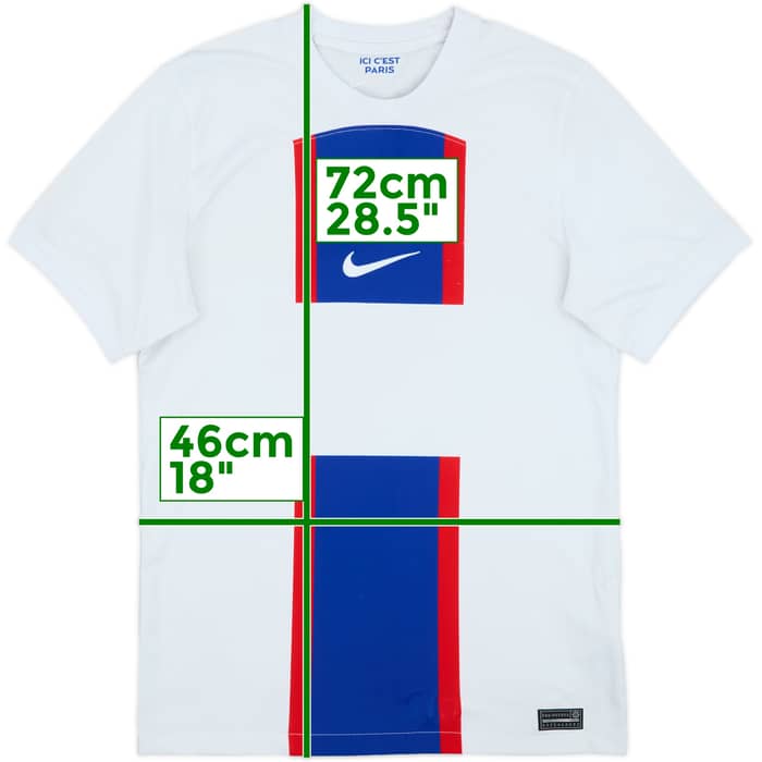 2022-23 Paris Saint-Germain Third Shirt - 5/10 - (S)