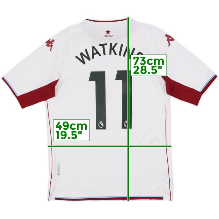 2021-22 Aston Villa Away Shirt Watkins #11 - 9/10 - (M)