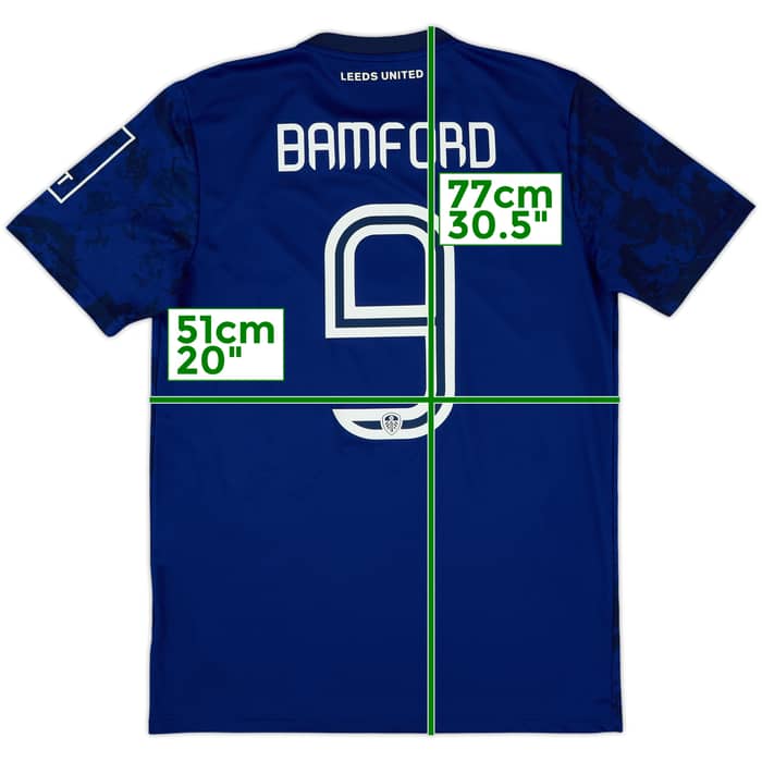 2021-22 Leeds United Away Shirt Bamford #9 - 10/10 - (M)