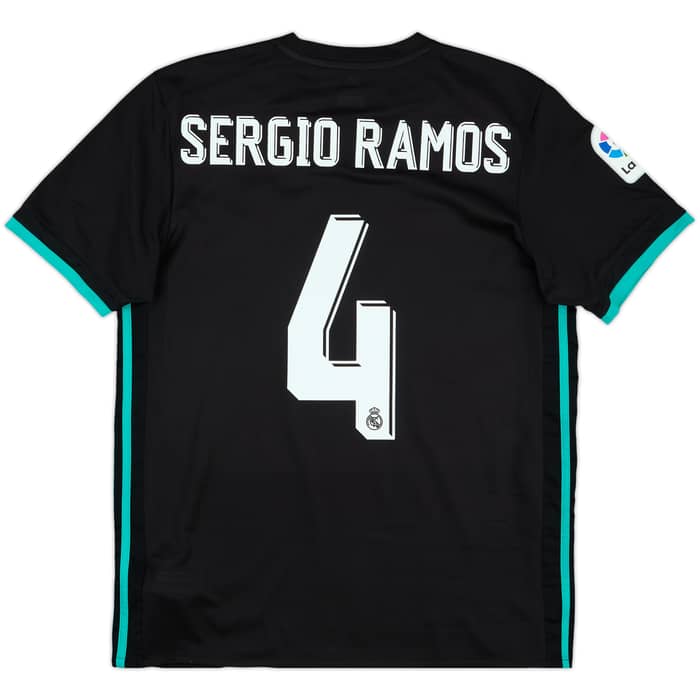 2017-18 Real Madrid Away Shirt Sergio Ramos #4 - 6/10 - (M)