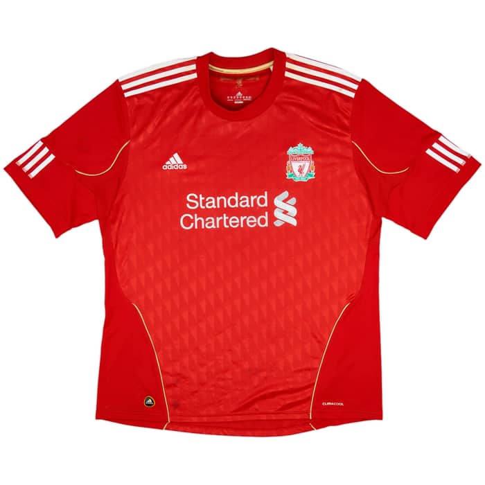2010-12 Liverpool Home Shirt - 4/10 - (XXL)