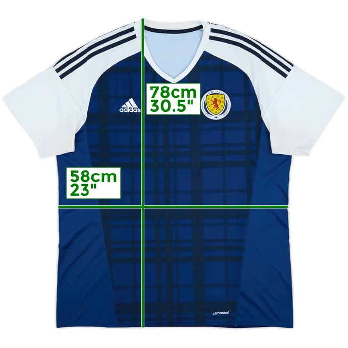 2015-17 Scotland Home Shirt - 7/10 - (XL)