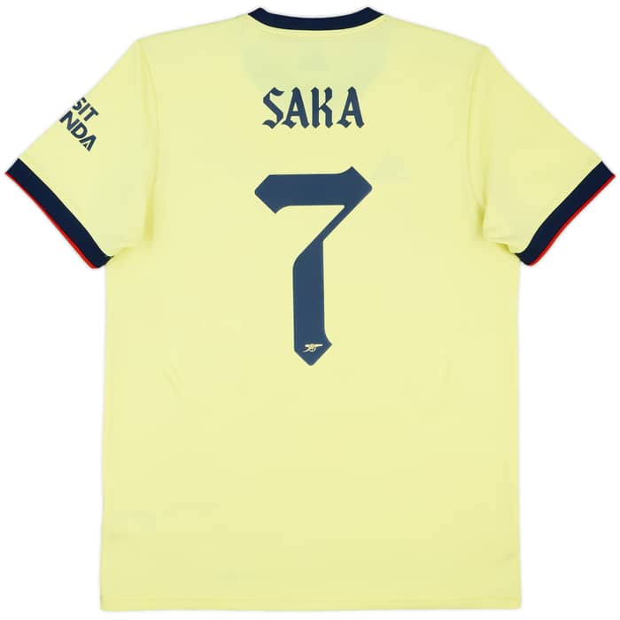 2021-22 Arsenal Away Shirt Saka #7 - 7/10 - (L)