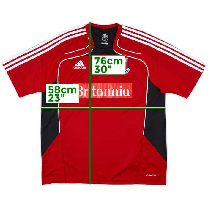 2010-11 Stoke City adidas Training Shirt - 7/10 - (L/XL)