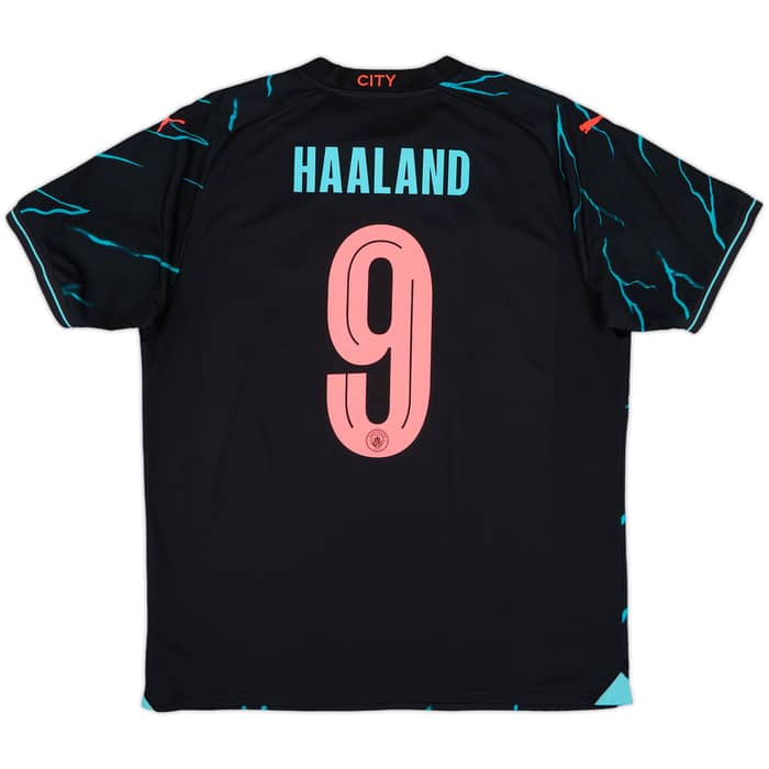 2023-24 Manchester City Third Shirt Haaland #9 - 10/10 - (L)
