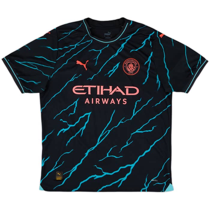 2023-24 Manchester City Third Shirt Haaland #9 - 10/10 - (L)