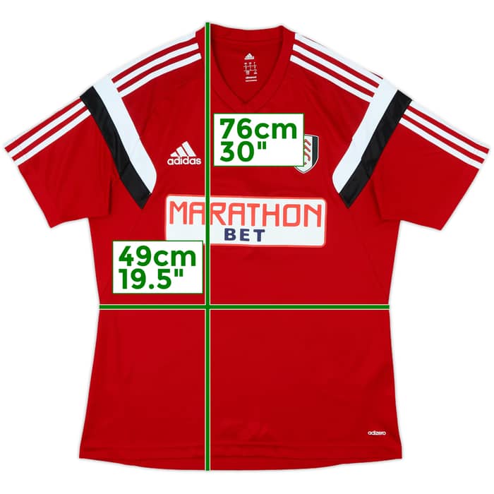 2014-15 Fulham adizero Training Shirt - 9/10 - (L)