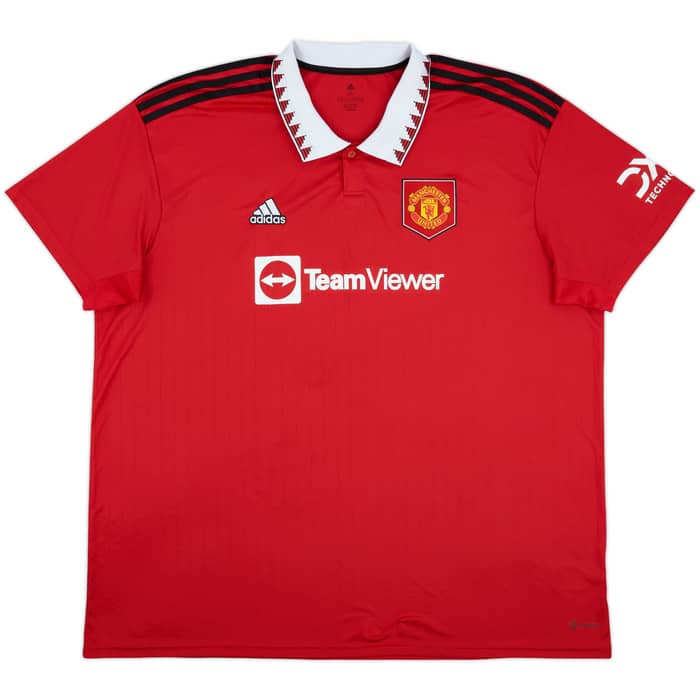 2022-23 Manchester United Home Shirt - 8/10 - (4XL)