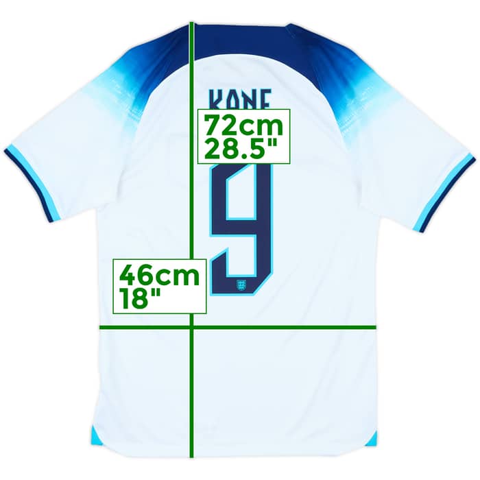 2022-23 England Home Shirt Kane #9 - 9/10 - (S)