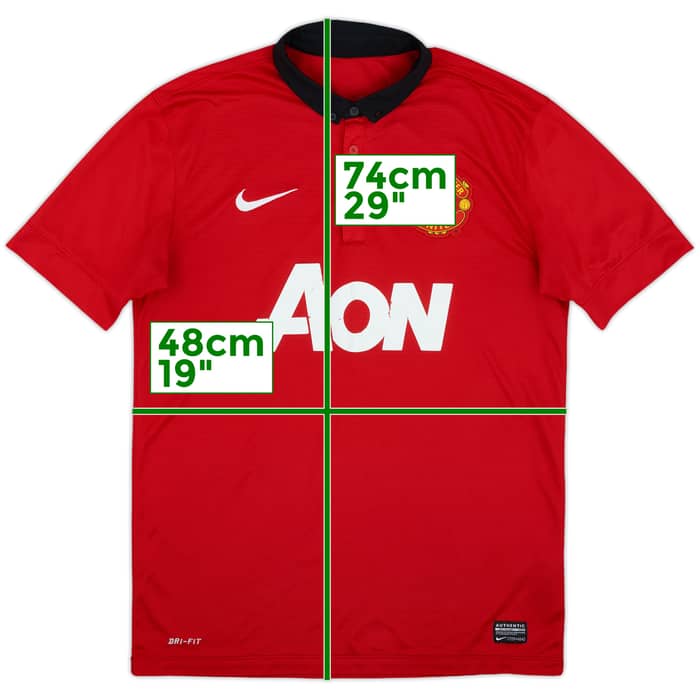 2013-14 Manchester United Home Shirt - 5/10 - (M)