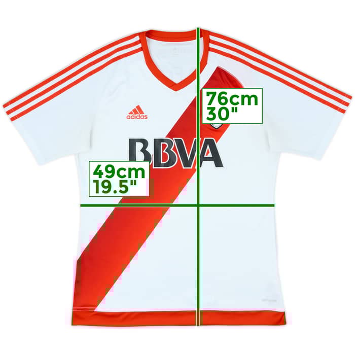 2016-17 River Plate Home Shirt - 9/10 - (L)