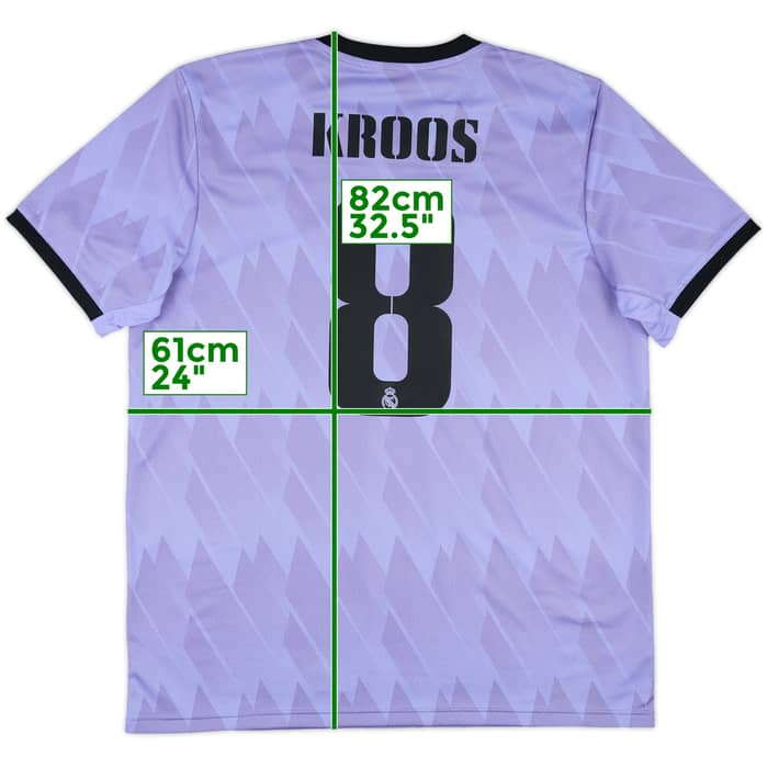2022-23 Real Madrid Away Shirt Kroos #8 - 10/10 - (XL)