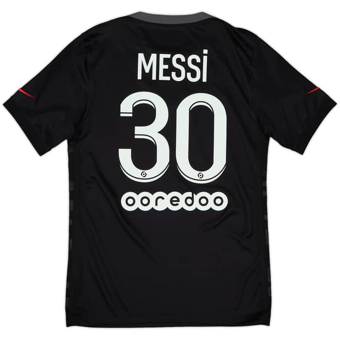 2021-22 Paris Saint-Germain Third Shirt Messi #30 - 8/10 - (S)