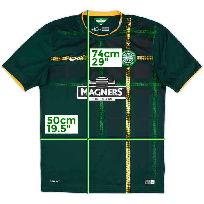 2014-15 Celtic Away Shirt - 10/10 - (M)