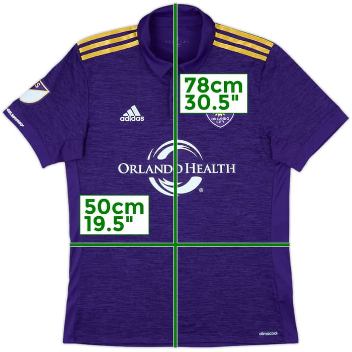 2017 Orlando City adidas Home Shirt - 10/10 - (M)