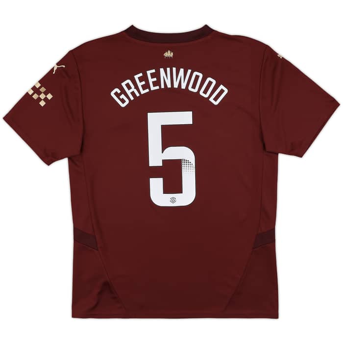2024-25 Manchester City Third Shirt Greenwood #5 - 9/10 - (M)