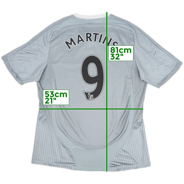 2008-09 Newcastle Third Shirt Martins #9 - 7/10 - (L)