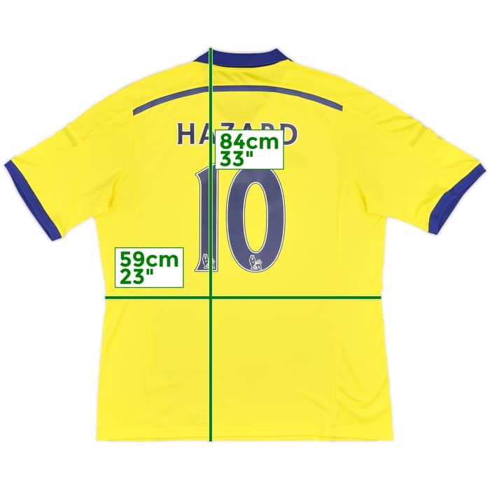 2014-15 Chelsea Away Shirt Hazard #10 - 7/10 - (XL)