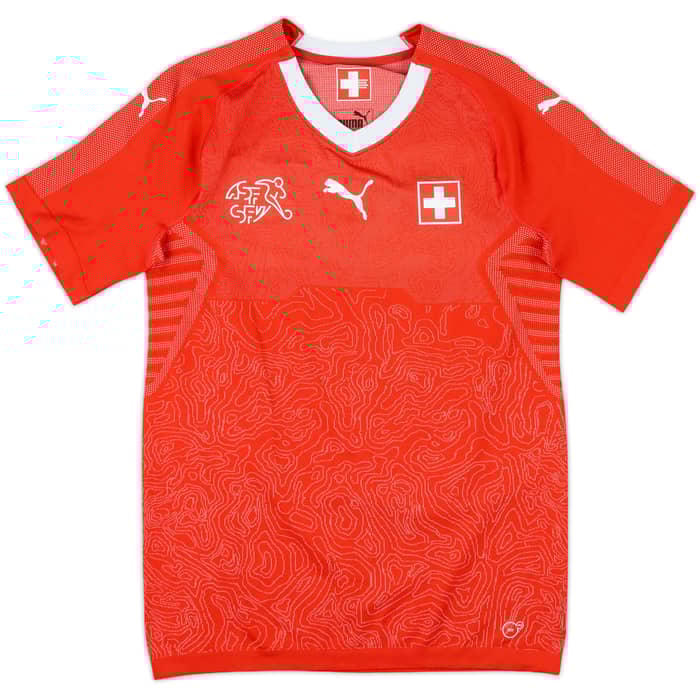 2018-20 Switzerland Authentic Home Shirt - 7/10 - (XL)