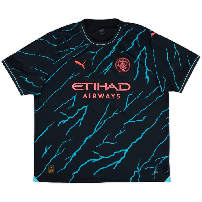 2023-24 Manchester City Third Shirt Haaland #9 - 10/10 - (XXL)