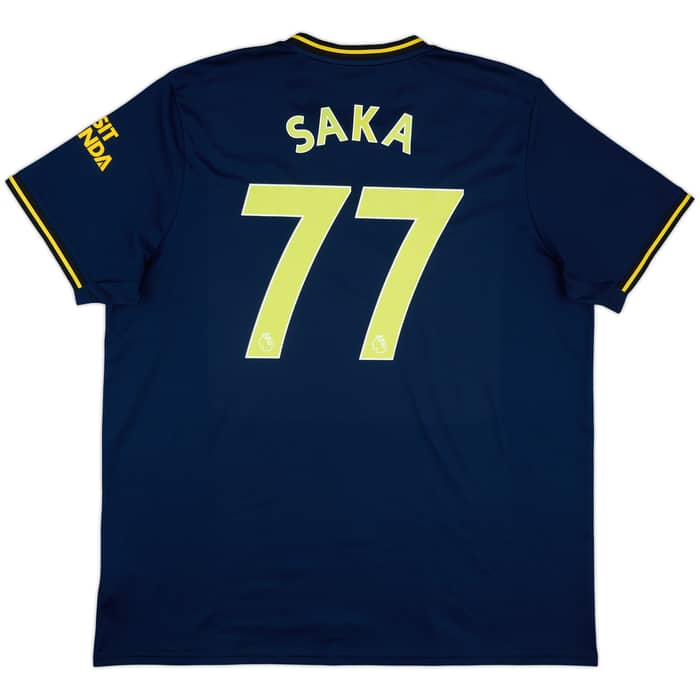 2019-20 Arsenal Third Shirt Saka #77 - 9/10 - (XXL)
