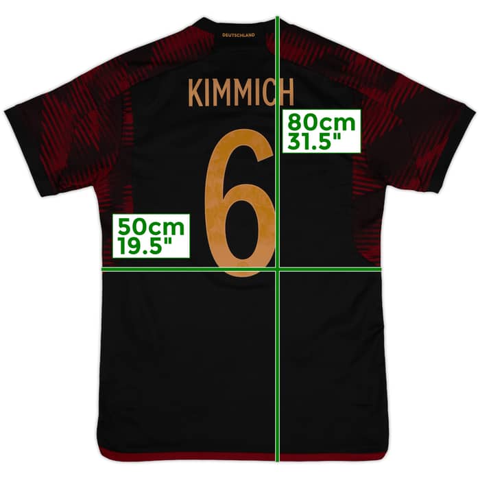 2022-23 Germany Away Shirt Kimmich #6 - 10/10 - (M)
