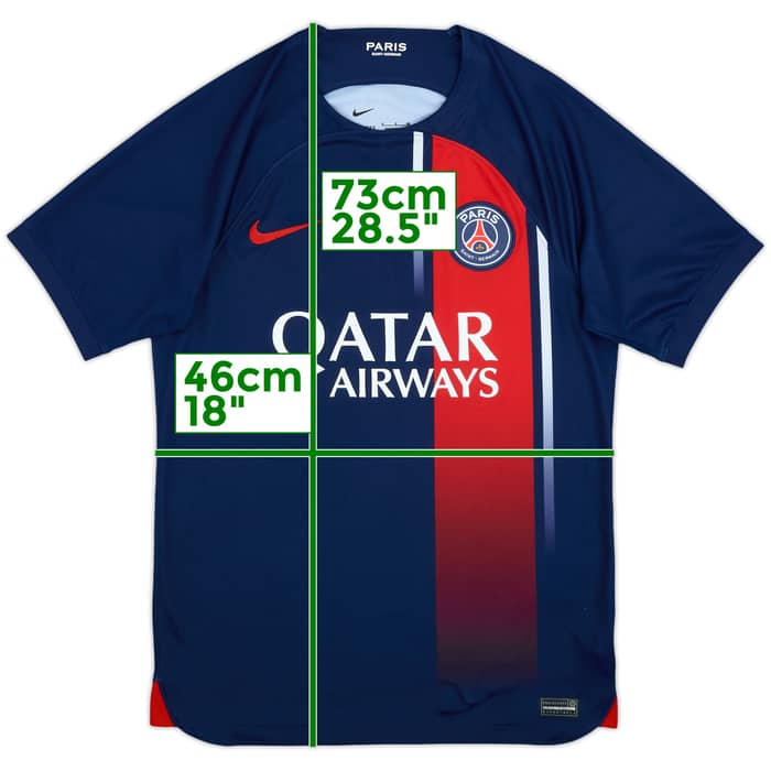 2023-24 Paris Saint-Germain Home Shirt - 9/10 - (S)