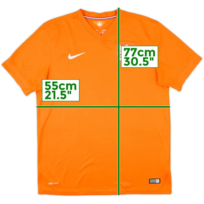 2014-15 Netherlands Home Shirt - 8/10 - (L)