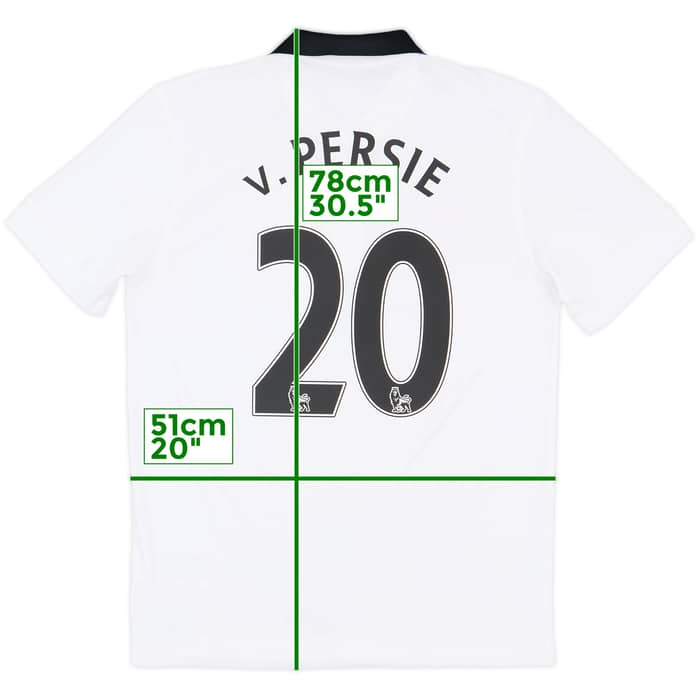 2014-15 Manchester United Away Shirt v.Persie #20 - 8/10 - (M)