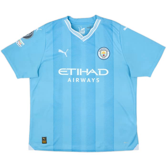 2023-24 Manchester City Home Shirt De Bruyne #17 - 9/10 - (XL)