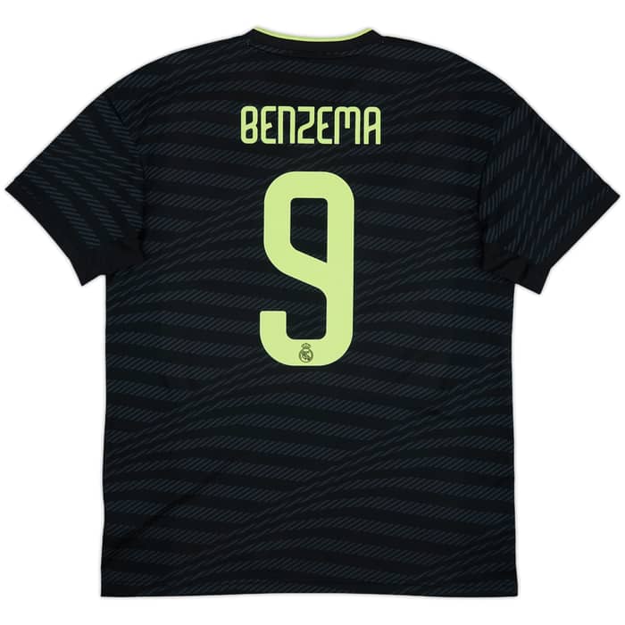 2022-23 Real Madrid Third Shirt Benzema #9 - 10/10 - (L)