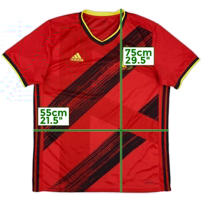 2020-21 Belgium Home Shirt E.Hazard #10 - 10/10 - (L)