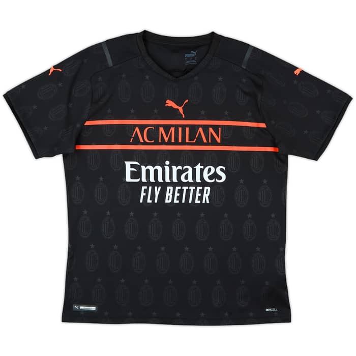 2021-22 AC Milan Third Shirt - 10/10 - (L)