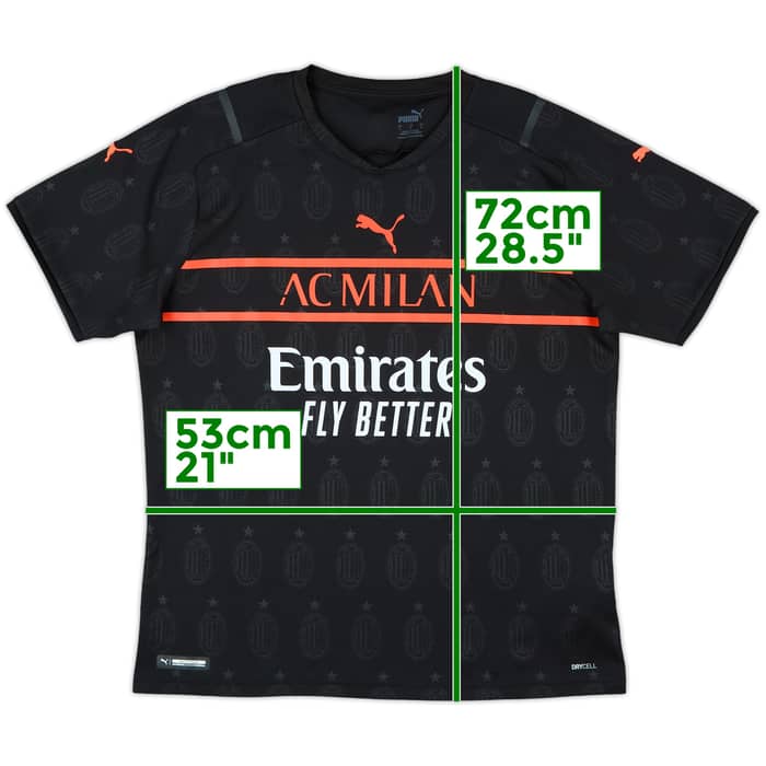 2021-22 AC Milan Third Shirt - 10/10 - (L)