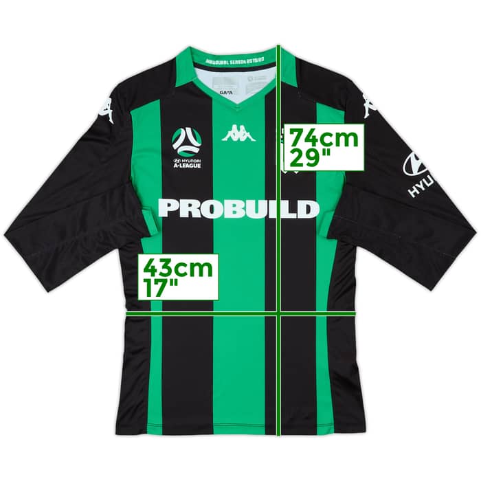 2019-20 Western United Home L/S Shirt - 9/10 - (M)
