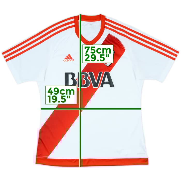 2016-17 River Plate Home Shirt - 9/10 - (L)
