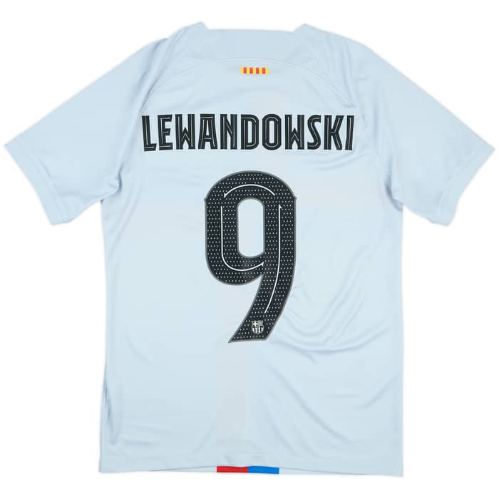 2022-23 Barcelona Third Shirt Lewandowski #9 - 10/10 - (S)