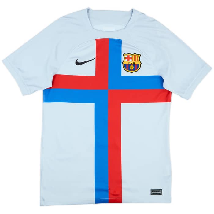 2022-23 Barcelona Third Shirt Lewandowski #9 - 10/10 - (S)