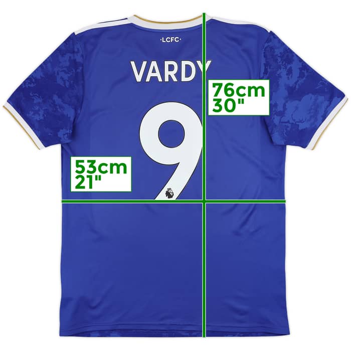 2021-22 Leicester Home Shirt Vardy #9 - 10/10 - (M)
