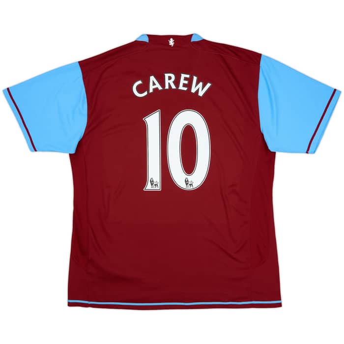 2007-08 Aston Villa Home Shirt Carew #10 - 8/10 - (XL)