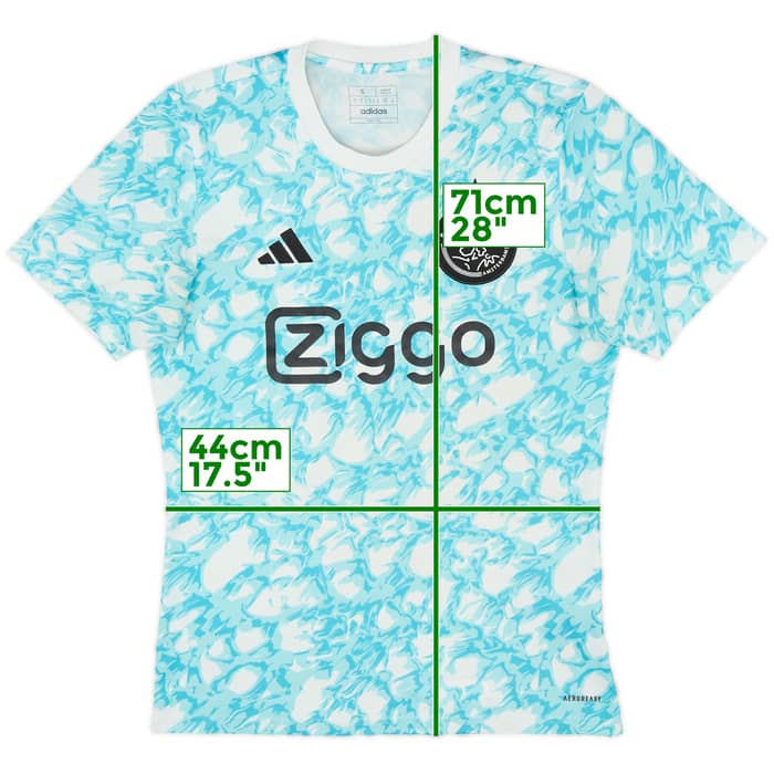 2023-24 Ajax adidas Pre-Match Training Shirt - 9/10 - (S)