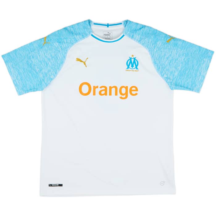 2018-19 Olympique Marseille Home Shirt Balotelli #9 - 10/10 - (XL)